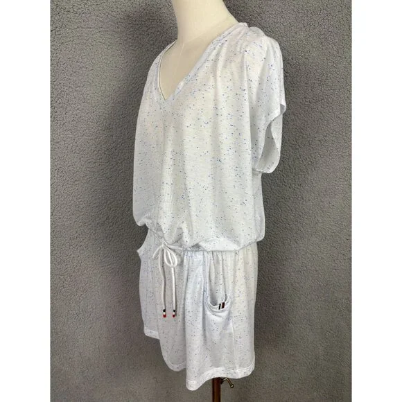 Tommy Hilfiger Multicolor V-Neck Swim Dress Cover up Drawstring Size L/XL NWT's. - Picture 4 of 8